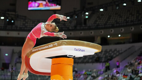 Ohne Medaille in Jakarta: Schönmaier bleibt Lichtblick bei Turn-WM