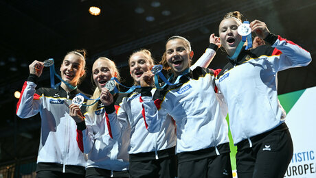 Turn-EM: Deutschland holt überraschend Team-Silber