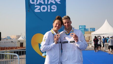 2 Medaillen für Team Deutschland an Tag 2 der ANOC World Beach Games