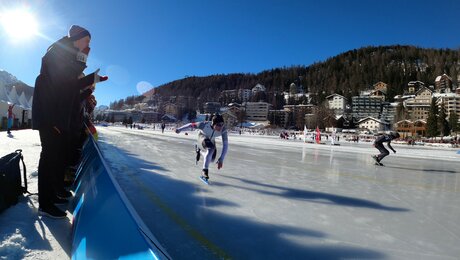 Eisschnelllauf in Sankt Moritz: Athletinnen starten mit Top-Ten-Platzierungen