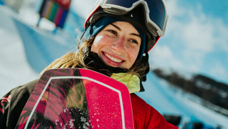 Snowboarderin Morgan und die Angst vor dem Sturz
