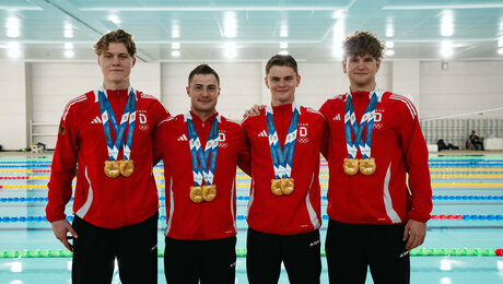 Fahnenträger Max Poschart sorgt für goldenen Abschluss