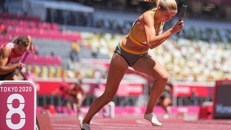 Sprinterinnen Staffel-Fünfte - Hussong ohne Chance auf Speer-Medaille