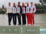 4x Kanu-Gold, Hausding knapp an Bronze vorbei