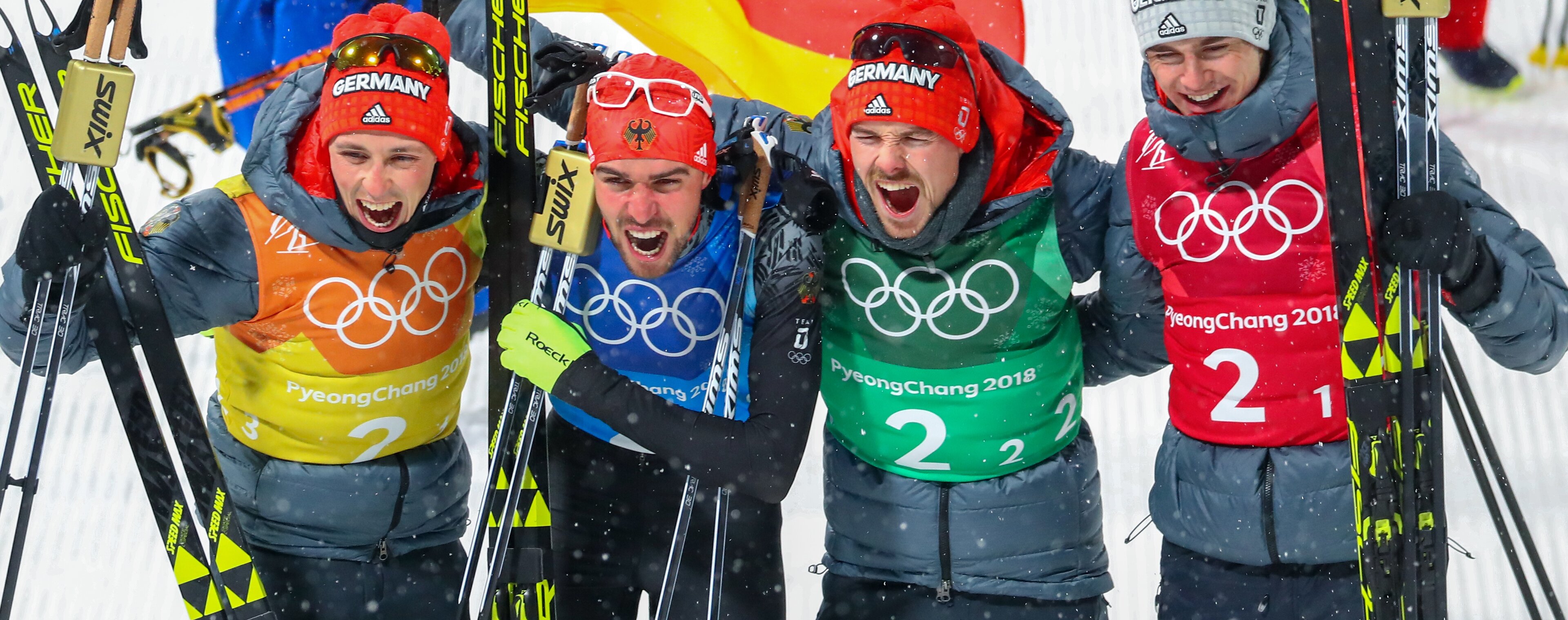 Nordische Kombinierer gewinnen auch im Team Gold Team Deutschland