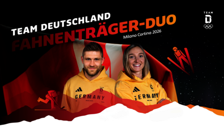 Katharina Schmid und Leon Draisaitl zum Team D Fahnenträger*innen-Duo gewählt