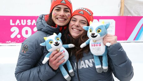 Rodeln: Gold und Bronze für Team Deutschland in St. Moritz