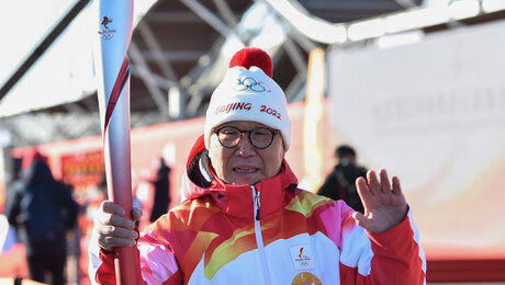 Olympischer Fackellauf in Peking gestartet