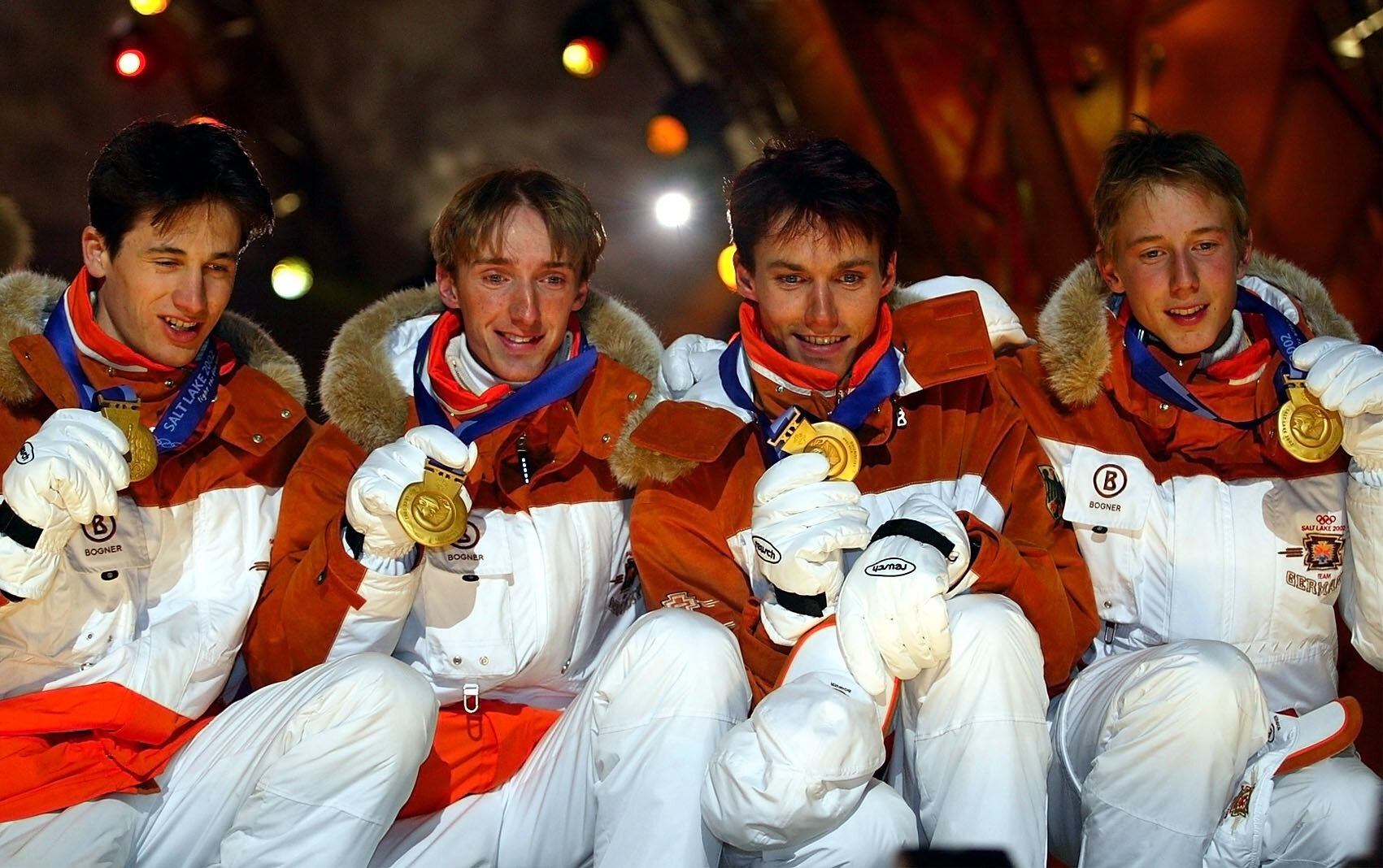 Gold im Skispringen 2002 die Adler fliegen Team Deutschland