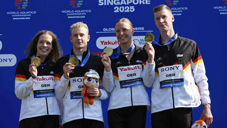 Dominanz im Freiwasserschwimmen bei WM in Singapur – Wellbrock holt viermal Gold