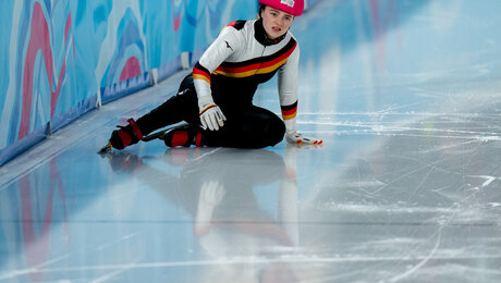 Short Track 1.000 Meter: Frühes Aus für beide deutsche Athlet*innen