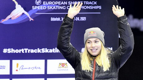 Shorttrack-EM: Anna Seidel überzeugt und gewinnt 3 Medaillen