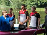 Bundeskanzlerin trifft Athleten/innen in Kienbaum