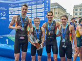 Triathlon-Bronze für deutsches Mixed-Team bei der Mixed-WM in Hamburg