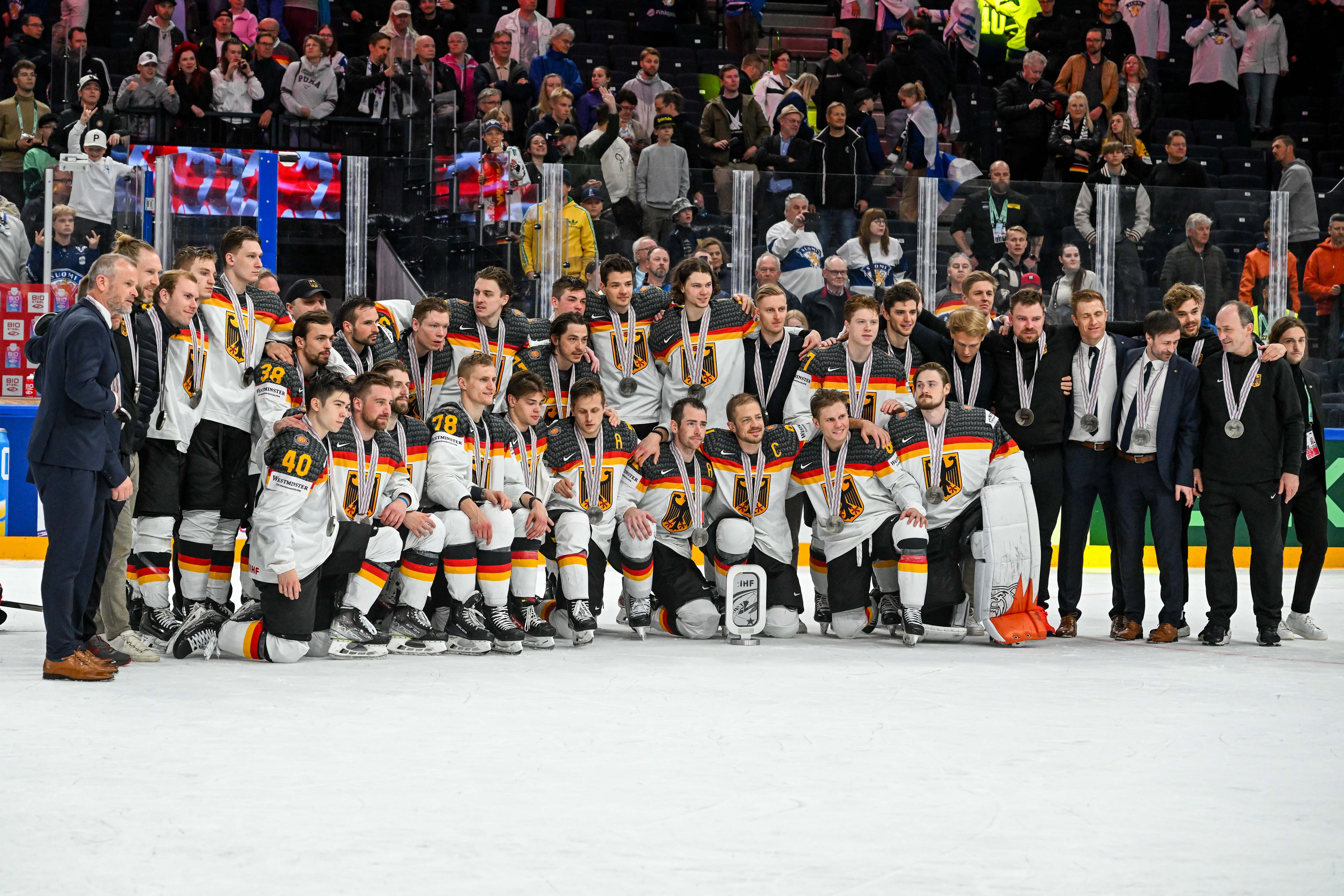 Eishockey WM Historisches Silber für DEB Team Deutschland